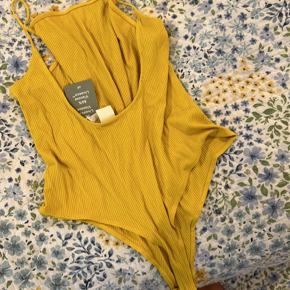 Brand new yellow bodysuit! Women’s size XL from H&M. - Picture 2 of 2